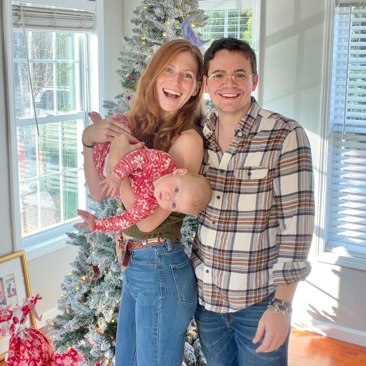 Michael Alighieri and family at home