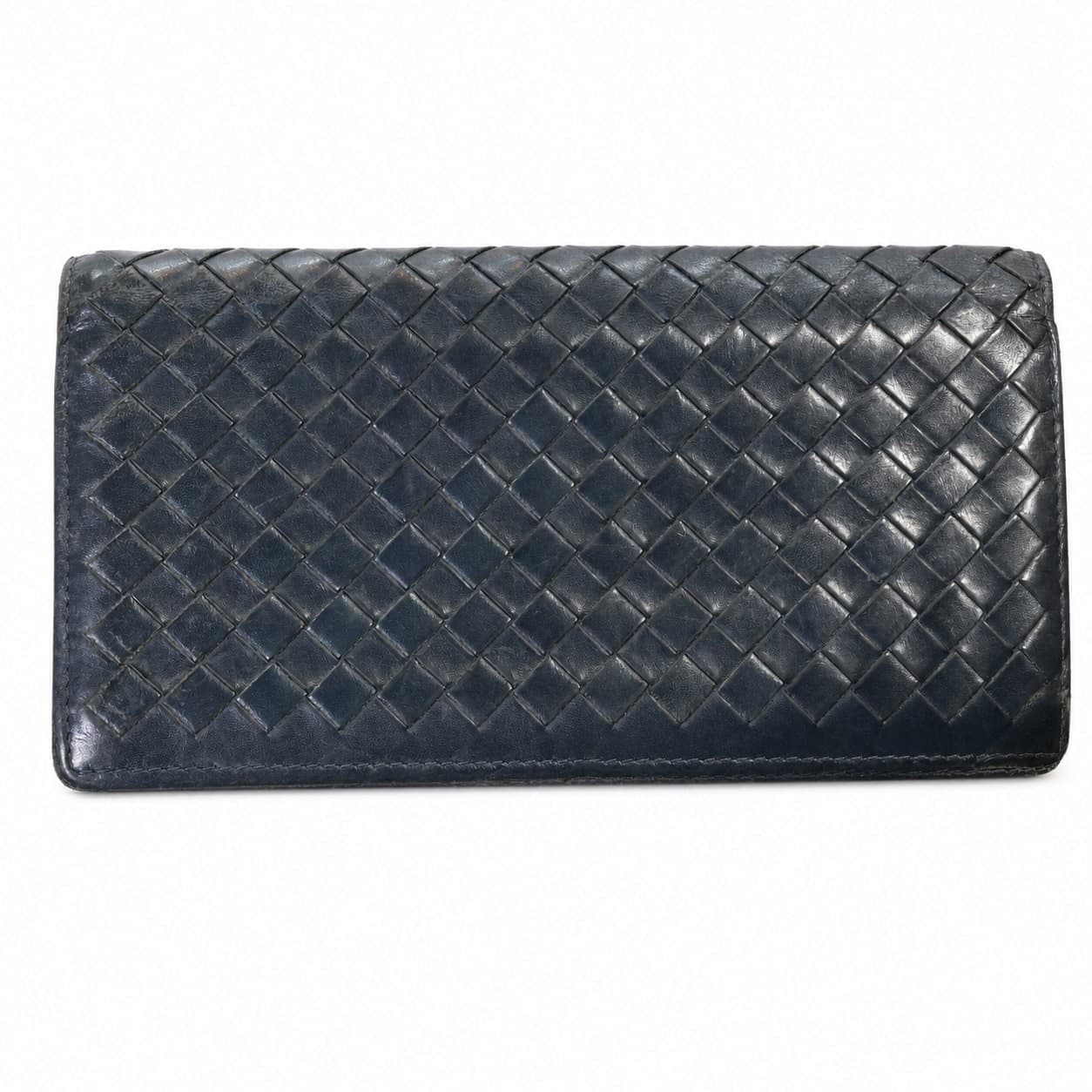 Bottega Veneta Intrecciato Zip Around Continental Wallet Black Leather handbags auction on bidia.ai