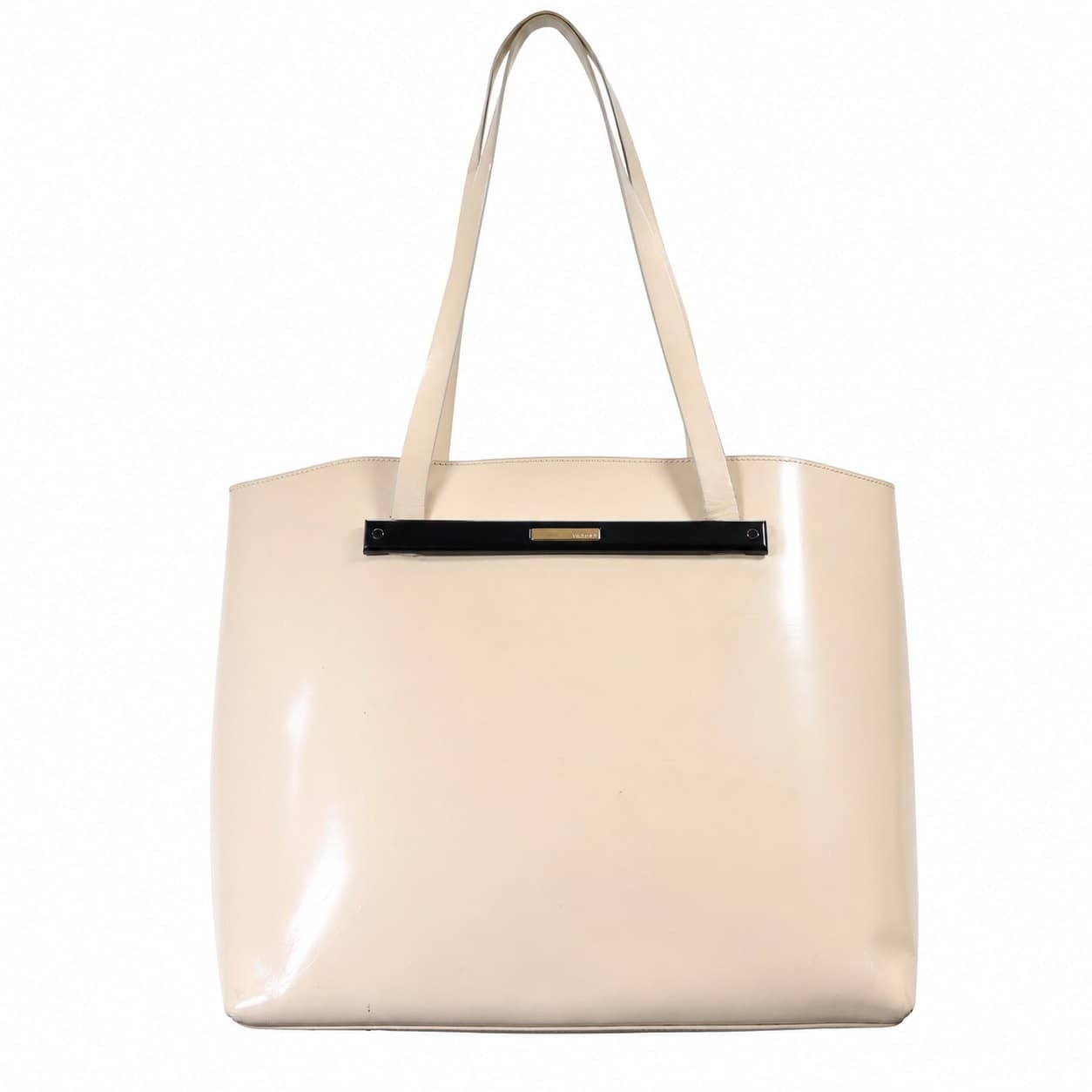 Gucci Ivory Leather Tote Shoulder Bag Handbag Purse Gold Hardware handbags auction on bidia.ai