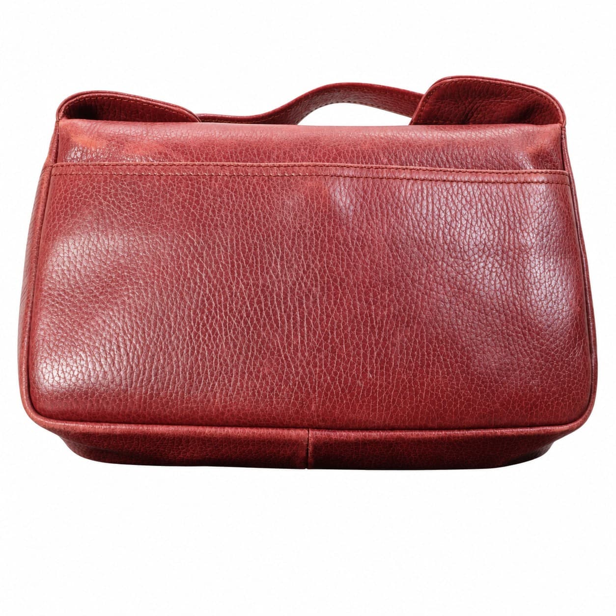 Cartier Must De Cartier Burgundy Leather Shoulder Bag Handbag Purse handbags auction on bidia.ai
