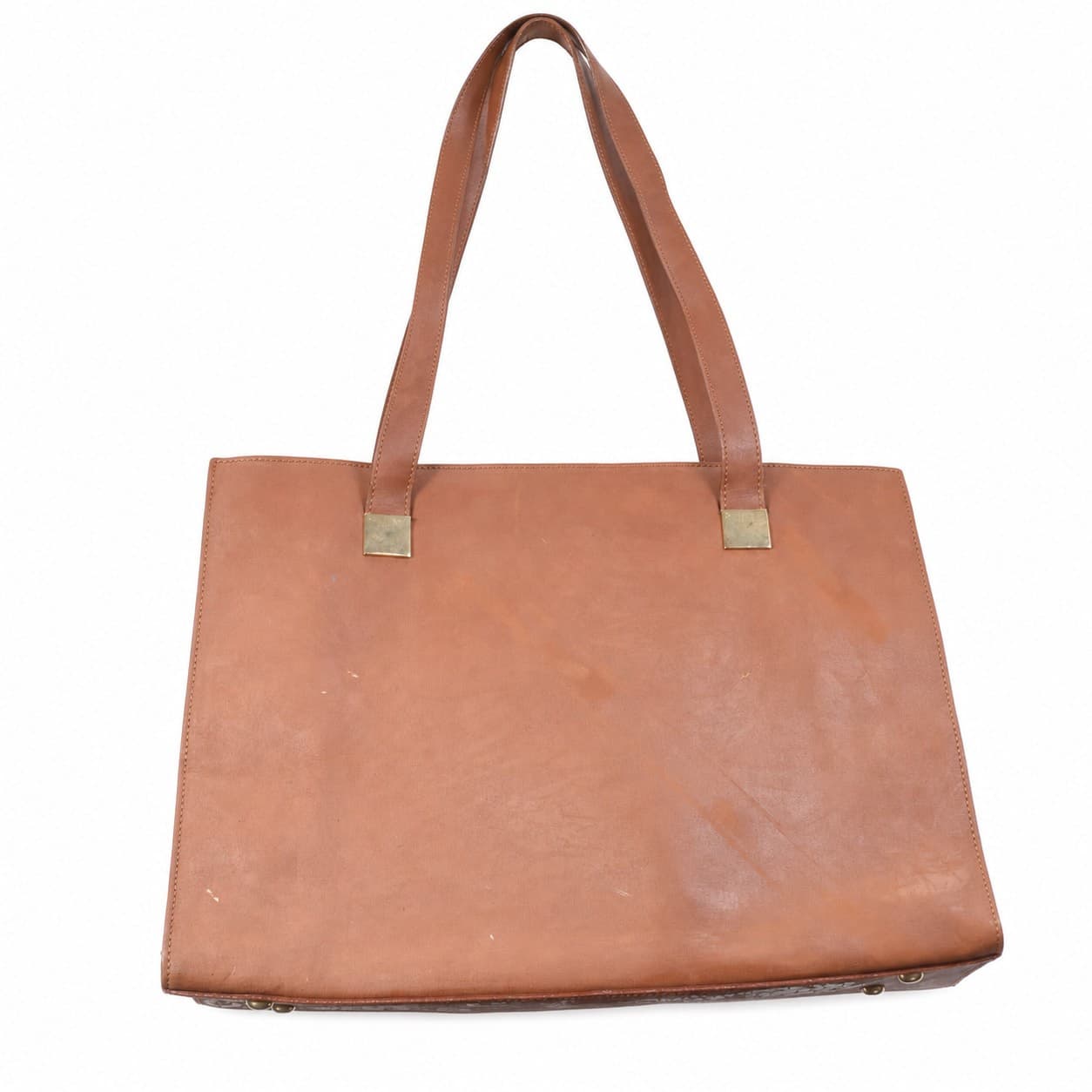 Céline Tan Leather Tote Bag Shoulder Bag Handbag Purse handbags auction on bidia.ai