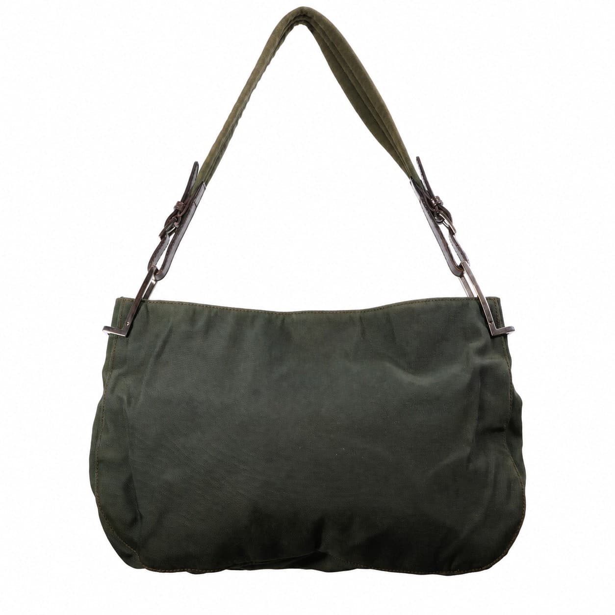Gucci Green Canvas Leather Hobo Shoulder Bag Handbag Purse handbags auction on bidia.ai
