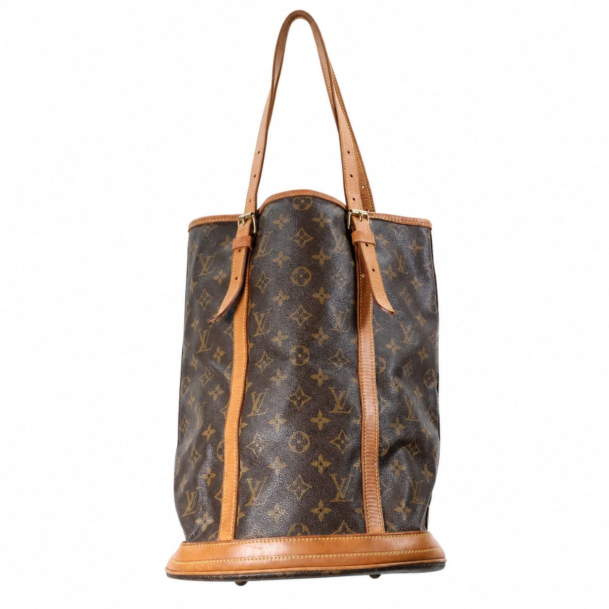Louis Vuitton Petit Bucket Monogram Canvas Shoulder Bag Handbag Purse handbags auction on bidia.ai
