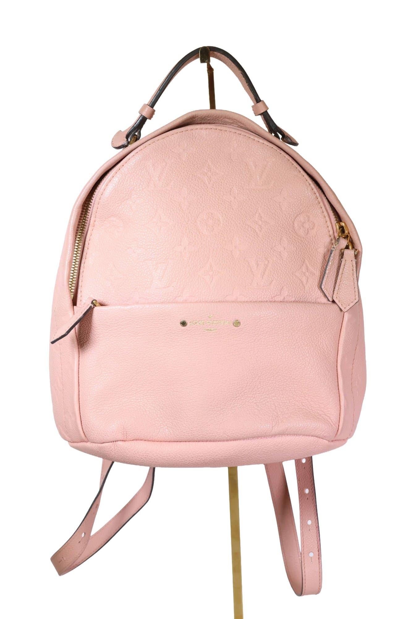 Louis Vuitton Rose Empreinte Sorbonne Leather Backpack handbags auction on bidia.ai