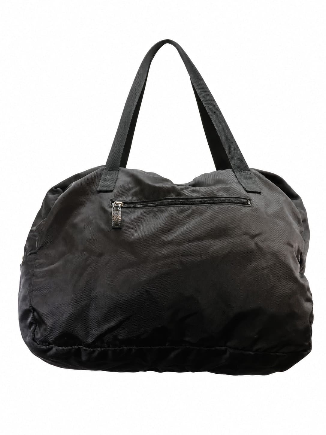 Gucci Black Nylon Leather Duffel Bag Duffle Travel Gym Handbag handbags auction on bidia.ai