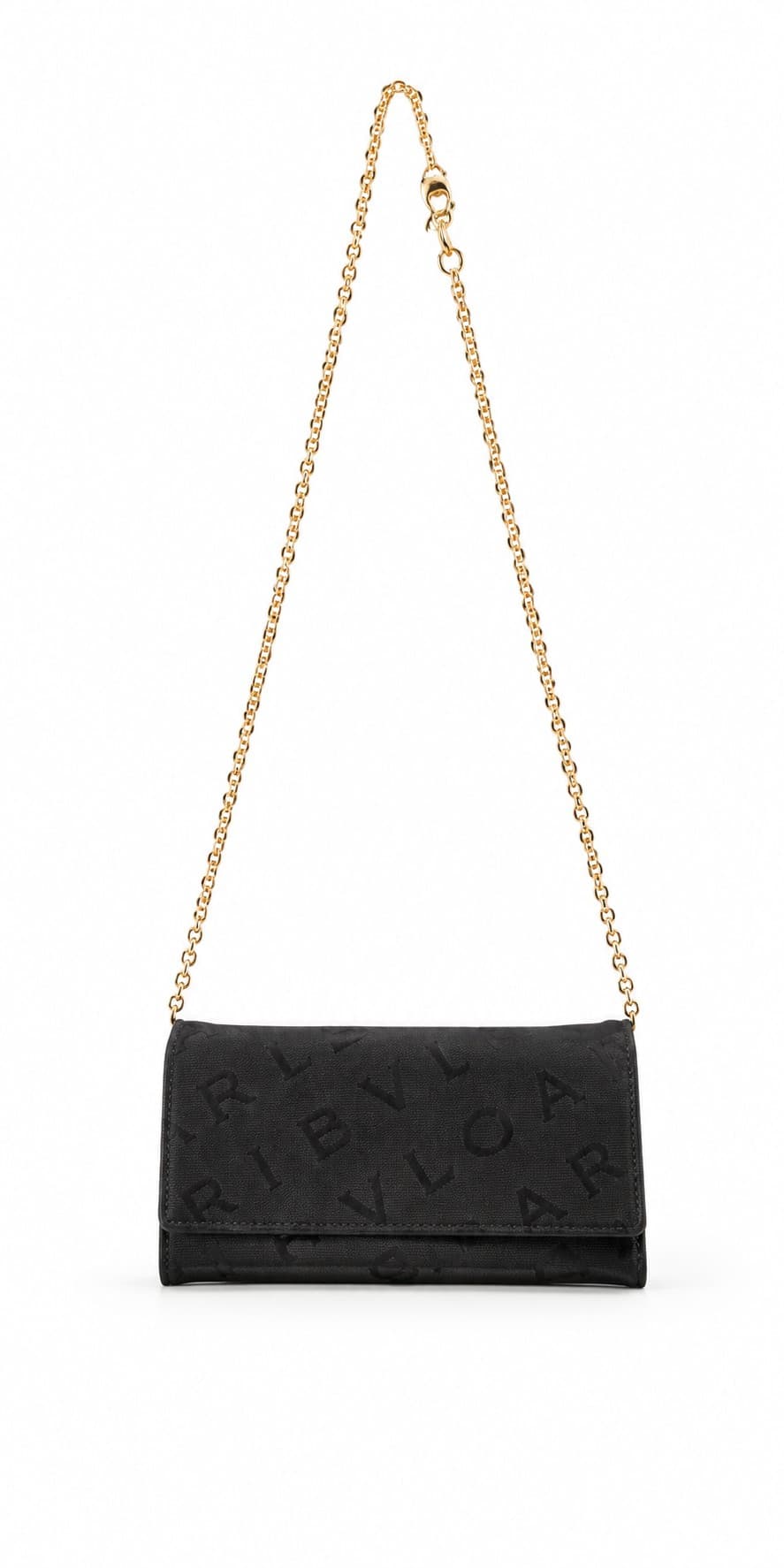 Bvlgari Printed Wallet Black Stitched Clutch Purse Crossbody Bag handbags auction on bidia.ai