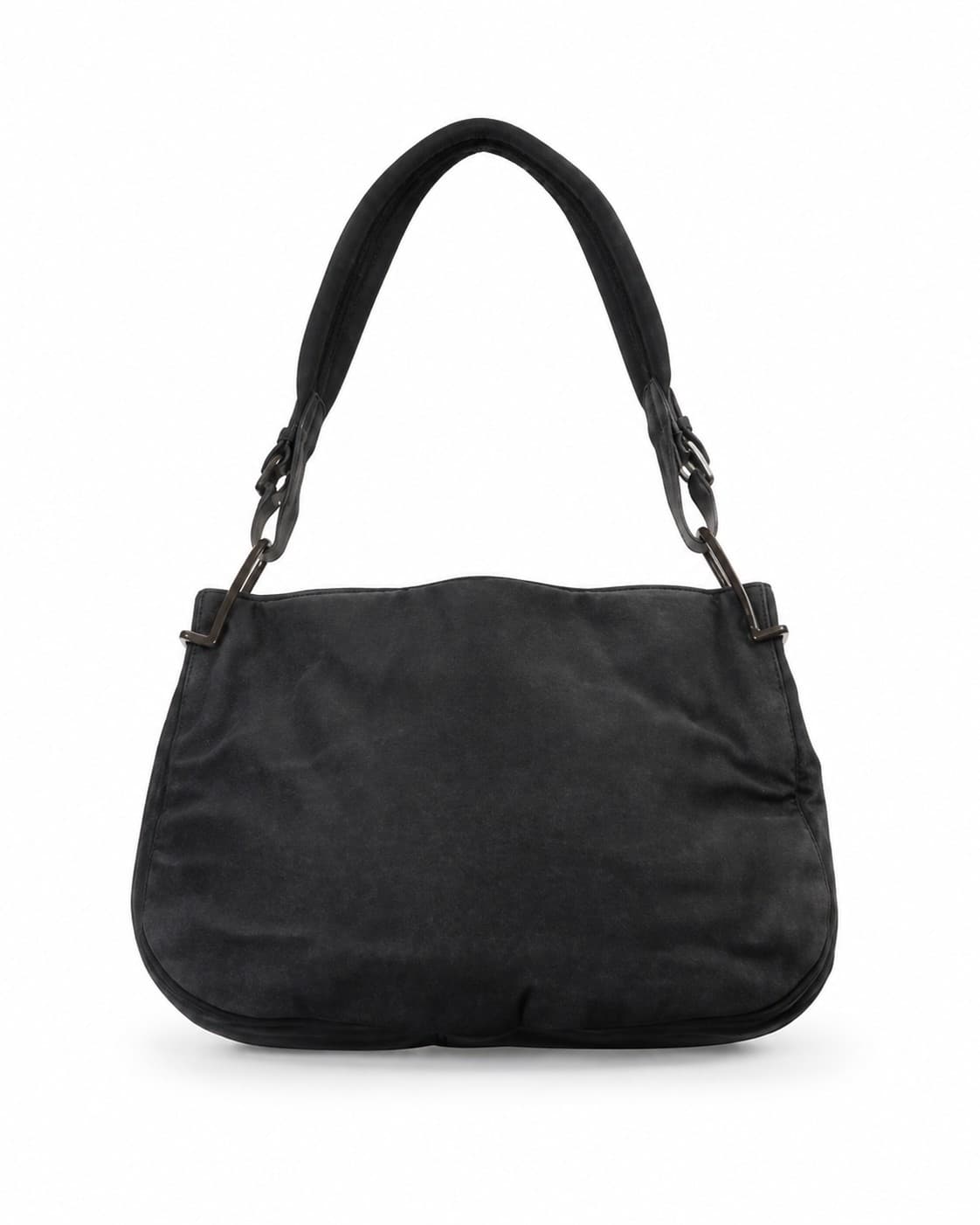 Gucci Vintage 90's Tom Ford Black Nylon Shoulder Bag Purse handbags auction on bidia.ai