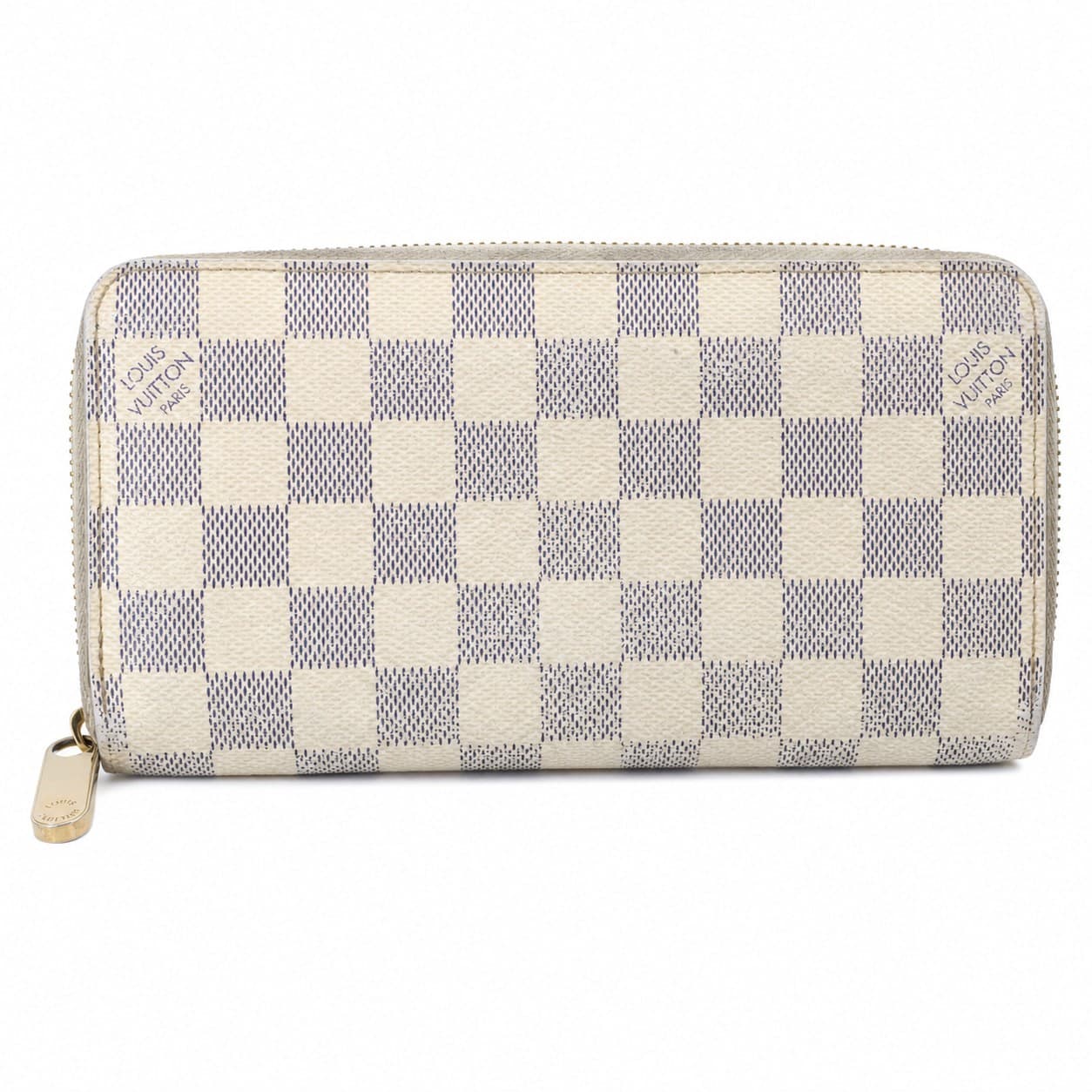Louis Vuitton Damier Azur Zippy Wallet Zip-Around Long Wallet Purse handbags auction on bidia.ai