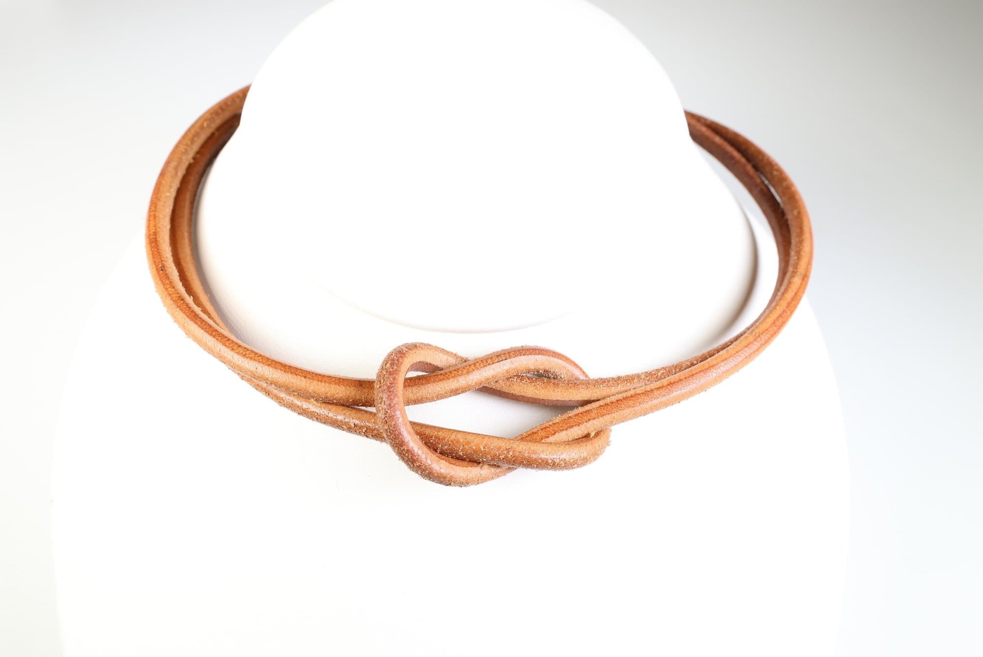 Hermes Hercule Creed Leather Choker & Bracelet Unisex Gold Hardware Jewelry & Watches auction on bidia.ai